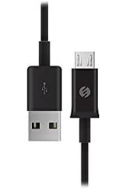 SMG-145 2A Micro Usb Siyah Data + Şarj Kablosu