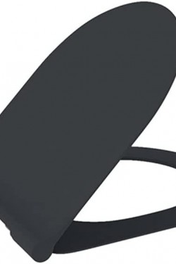Pure Slim Klozet Kapağı Yavaş Kapanır Mat Antrasit A0336-020