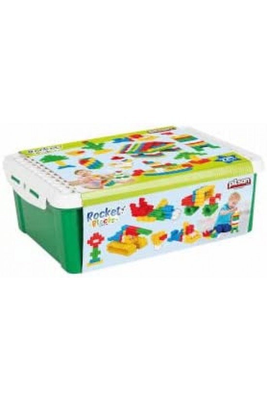 Bloklar 224 Parça (8 Litre Saklama Kabinda), Çok Renkli