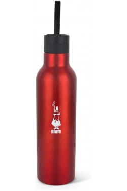 Bouteille thermos To Go, double paroi, garde 12h au chaud et 24h au froid, acier, contenance 750 ml, rouge vif