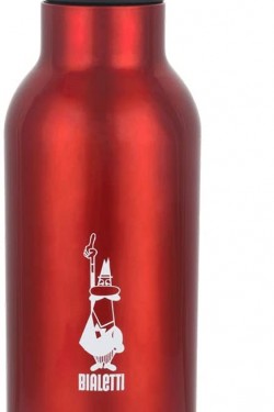 To Go termos şişe, çift duvarlı, 12 saat sıcak ve 24 saat soğuk tutar, çelik, 750 ml kapasite, parlak kırmızı