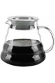 Cam Drip Kahve Servis Sürahisi - Drip Coffee r - 600 ml - Isıya Dayanıklı Borosilikat Cam, Çok Renkli