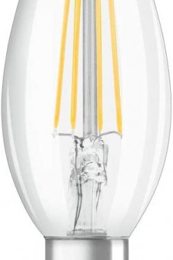 4058075436589 Led Klasik Mum Filaman Sarı Işık 470 Lümen E14 Duy Ampul