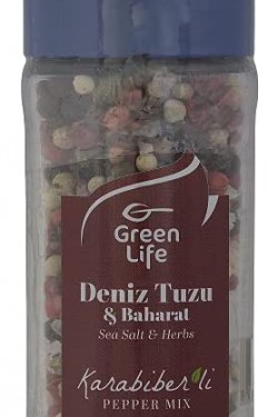 Değirmenli Karabiber & Tuz karışım Cam 75 gr.
