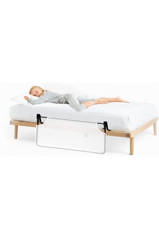 - Desensiz Beyaz Fileli Katlanabilir Yatak Bariyeri 120 cm - Desensiz Beyaz Fileli Katlanabilir Yatak Bariyeri 120 cm