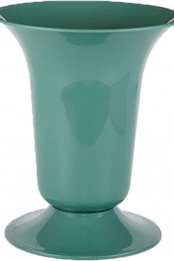 V001 Lale Kesme Çiçek Vazosu Set 6 Litre 27 Cm, Yeşil