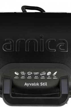 Ayvalık Stil GH26262 Tost Makinesi Siyah