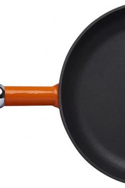 Metal Döküm Kızartma Tavası, 24 Cm, Turuncu