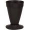 V003 Konik Kesme Çiçek Vazosu Set 5 Litre 20 Cm, Siyah