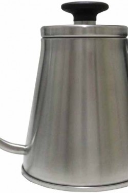Barista Kahve Gooseneck Kettle - Çelik Kahve Demleme Dripper Kettle - İndüksiyonlu - Paslanmaz Çelik - Slim - 800 ml