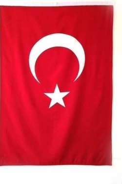 Türk Bayrağı Alpaka Kumaş 70x105 Cm