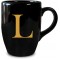 VIVAS L Buchstabe Schwarz Tasse Tasse Kaffeetasse Tasse Kaffeetasse