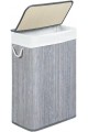 Naturel Bambu Çamaşır Sep Maxi Boy HMNV33213-SVR GRİ