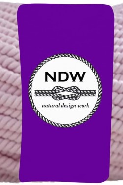 natural design work Polypropylen-Kordel, 7 mm, 50 Meter, Rosa (Runner-Supla-Curtain Tie)