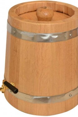B0210 Barile Dik Meşe Fıçı 5 Litre, Standart