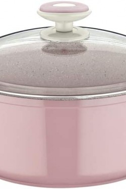Granit Plus, 22 cm Derin Tencere, Pembe