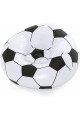 Up In & Over Beanless futbol topu koltuğu, 114 x 112 x 66 cm, futbol hava koltuğu, siyah/beyaz