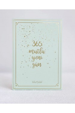 Agenda non daté Glam 365 Happy New Day Planner Notebook, couverture rigide, pages de devise, 254 pages