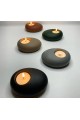 LPTOA04100% Beton handgefertigter dekorativer ovaler 5-teiliger Teelichthalter aus Beton S, Pastelltöne, 8,5 x 6 cm LPTOA04100% Beton handgefertigter dekorativer ovaler 5-teiliger Teelichthalter aus Beton S, Pastelltöne, 8,5 x 6 cm