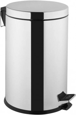 A44017 Çöp Kovası, Yavaş Kapanır, 20 L, Paslanmaz Çelik