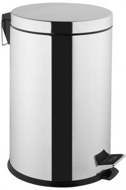 A44017 Çöp Kovası, Yavaş Kapanır, 20 L, Paslanmaz Çelik