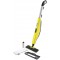 buharlı paspas SC 3 Upright EasyFix (tank dolumu başına yüzey performansı, yaklaşık 60 m2, 3 kademeli buhar miktarı ayarı, fiber zemin bezi Velcro