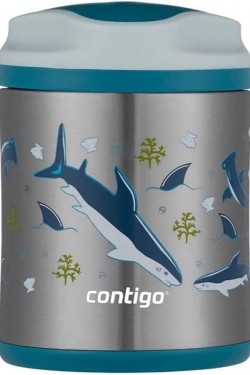 Ocean Food 保温瓶 300 毫升，蓝色