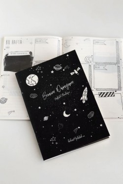 BKM297891 Haftalık Planlayıcı Benim Dünyam Planlama Defteri, 48 Yaprak, 14x20 cm