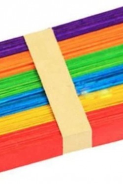 Eğlenceli Çubuklar Renkli 11,5X1Cm 40'Lı Kısa