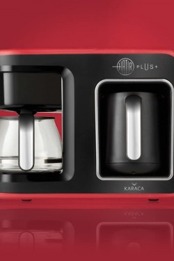 Hatır Plus 2 In 1 Kahve Makinesi Kırmızı