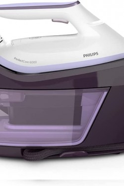 Ferro gerador de vapor PerfectCare PSG6024/30, OptimalTEMP, tanque de água de 1,8L, vapor contínuo de 130g/min, reforço de vapor de 500g, pressão de 6,5 bar