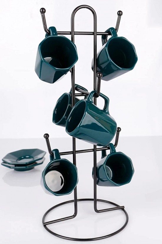 Black Cup Hanger 6 Pcs - M6 Black Cup Hanger 6 Pcs - M6