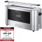 23380-56 Elegance Cam Ekmek Kızartma Makinesi, 2200 W, 2 Dilim, Paslanmaz Çelik, Gümüş