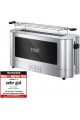 23380-56 Elegance Cam Ekmek Kızartma Makinesi, 2200 W, 2 Dilim, Paslanmaz Çelik, Gümüş