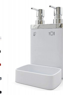 Viva 2'Li Sıvı Sabunluk Süngerli Beyaz M-E10-01