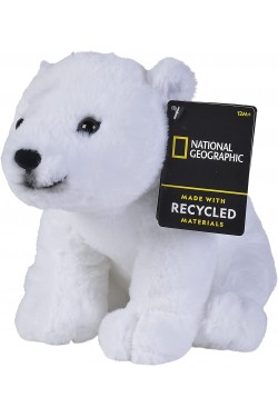 Si , National Geographic, 6315870107, Polar Bear, 25 cm, Recycled Material
