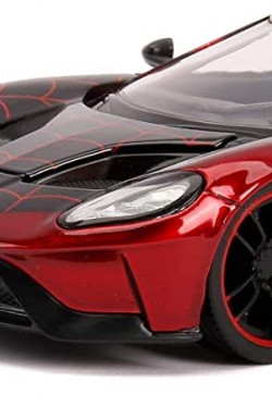 253225008, Spiderman Miles Morales 2017 Ford GT, Figur 1:24, Druckguss (Metall), Lizenziert, Miles Morales 2017 Ford GT & Figur