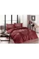 1000037481001 Florian Satin-Bettbezug-Set, Rot