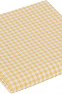 Nappe Vichy Petit Motif Carré, Nappe, Couverture de Pique-Nique, Jaune, 120x170