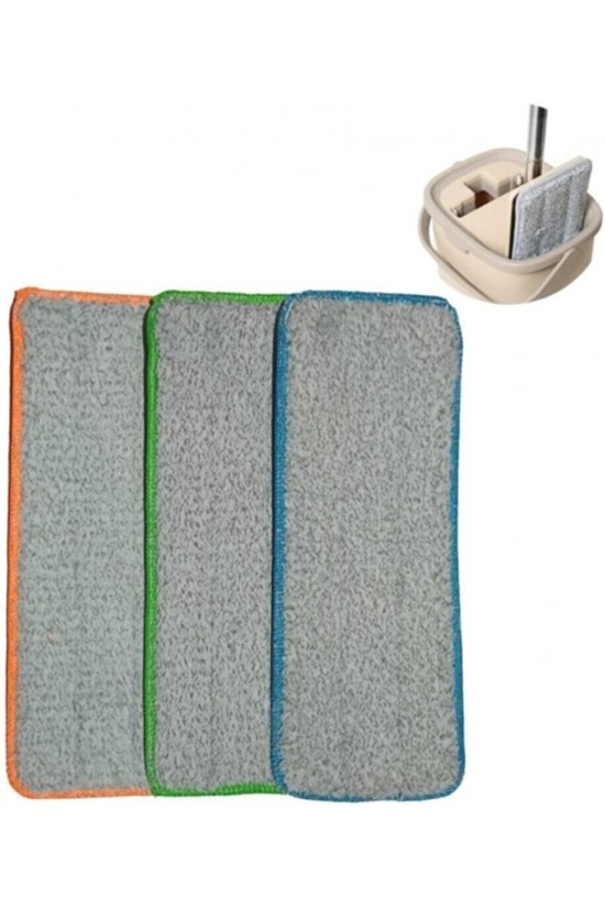 UP732M Spin Tablet Mop Ersatztuch 3er-Pack Mehrzweckbereich, Standard
