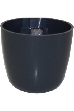 KalaMitica Manyk tencere, duvar veya duvar dekorasyonu için, mini küre şeklinde, renk koyu gri, çap 6 cm, 55006-104-001
