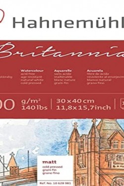 10 628 981 Бумага для акварельных блоков Britannia, 30x40, 300 GSM