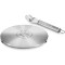 Adaptateur pour cuisinière à induction Grandchef, diamètre 21 cm, acier inoxydable