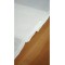 Tapis de passage lin argenté écru 45x150