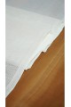 Tapis de passage lin argenté écru 45x150 Tapis de passage lin argenté écru 45x150