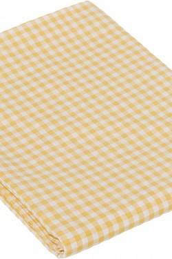 Nappe Vichy Petit Motif Carré, Nappe, Couverture de Pique-Nique, Jaune, 100x170