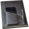 2K 5464 Ajanda/Defter Tarihsiz 17x24 Çizgili 160 Yaprak Ivory Kağıt Telefon Kılıflı, Kahverengi