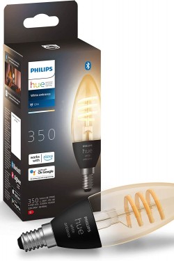 Hue White Ambiance Filament Akıllı E14 Led Ampul, kısılabilir, 350 lm