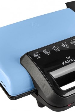 Granit Izgara ve Tost Makinesi Vintage Blue