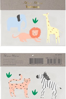 193191 Tatuagens Temporárias de Animais Safari